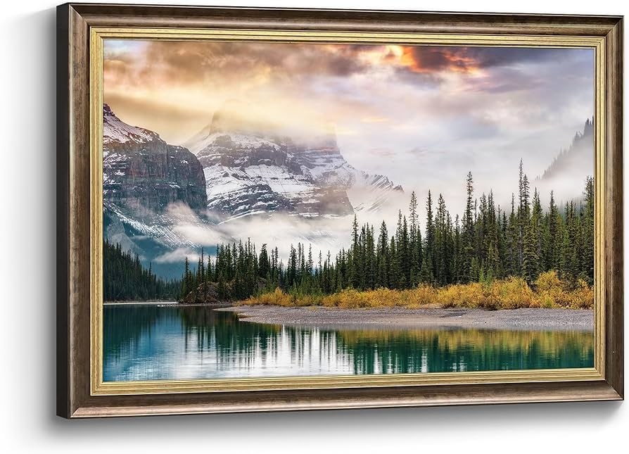 Bringing lake landscape art into your home is like bringing nature indoors