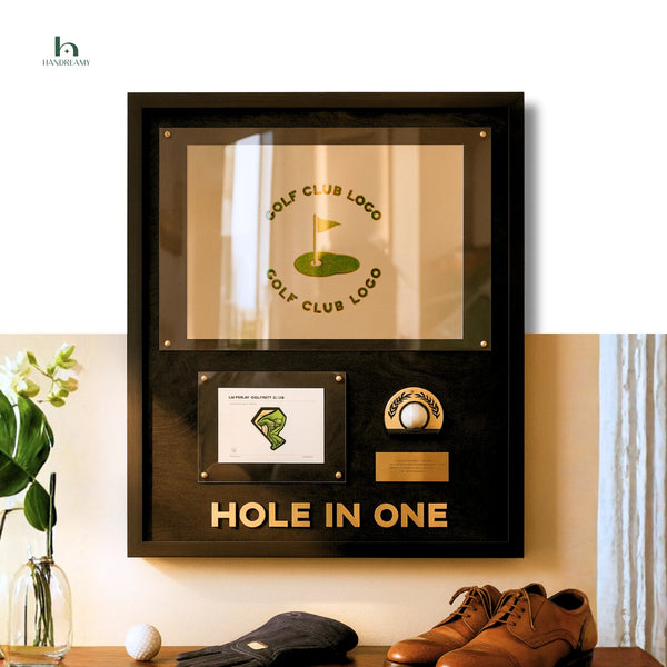 Personalized Hole In One Display with Flag - SPECIAL EDITION