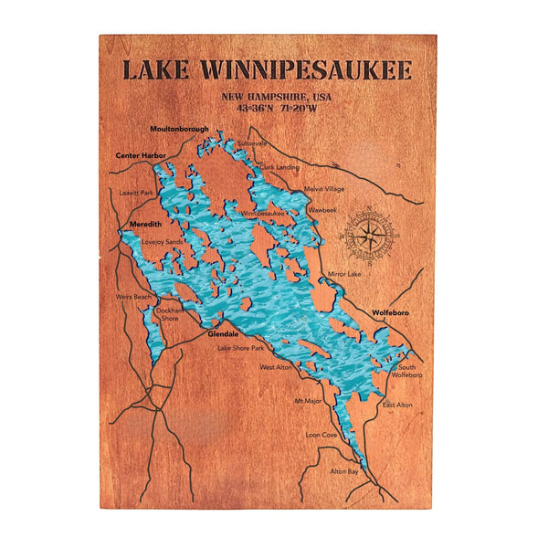 custom lake map, wooden lake map, lake map art, lake house gift, lake wall art, lake house decor