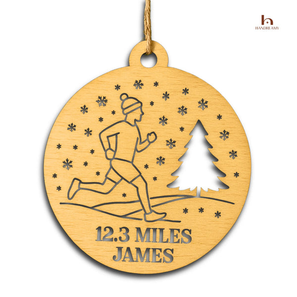 Personalized Christmas Runner Ornament