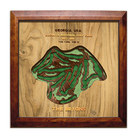 Handreamy Custom Golf Course Maps - Augusta National Golf Map D 1jhj 