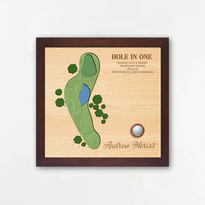 personalized hole in one plaque