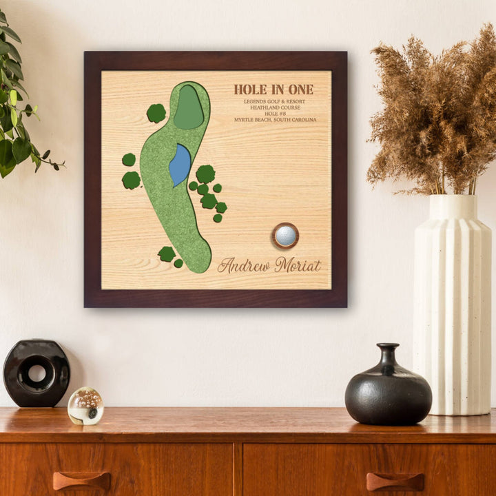 hole in one plaque