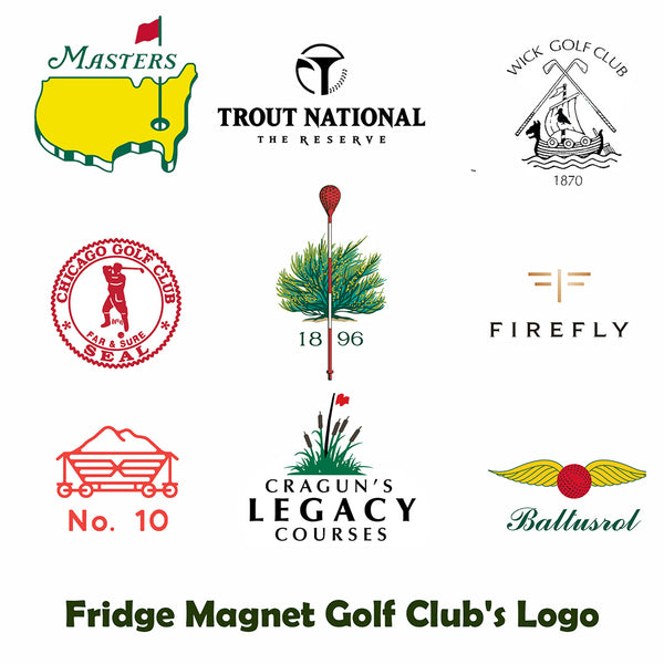 Custom Golf Logo Magnets