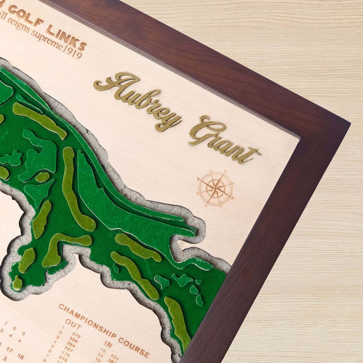 custom golf course map