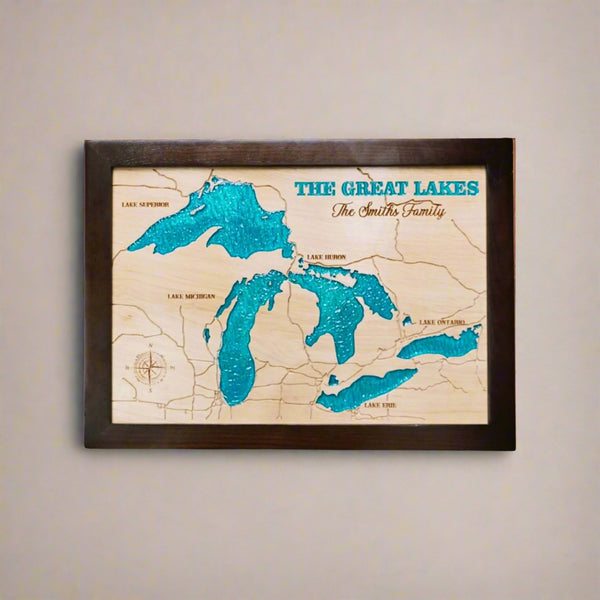 great lakes 3d wood map, great lakes wood map, great lakes wood chart, wood carved, great lakes map, great lakes laser cut map, great lakes wood carving, great lakes wood relief maps,great lakes wooden topographic map, great lakes 3d map, custom wood lake map, custom 3d wood lake maps gre