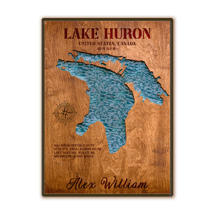 lake huron art, lake huron wall art, lake huron map, lake huron nautical chart, lake huron nautical map, lake huron on the map, lake huron topographic map