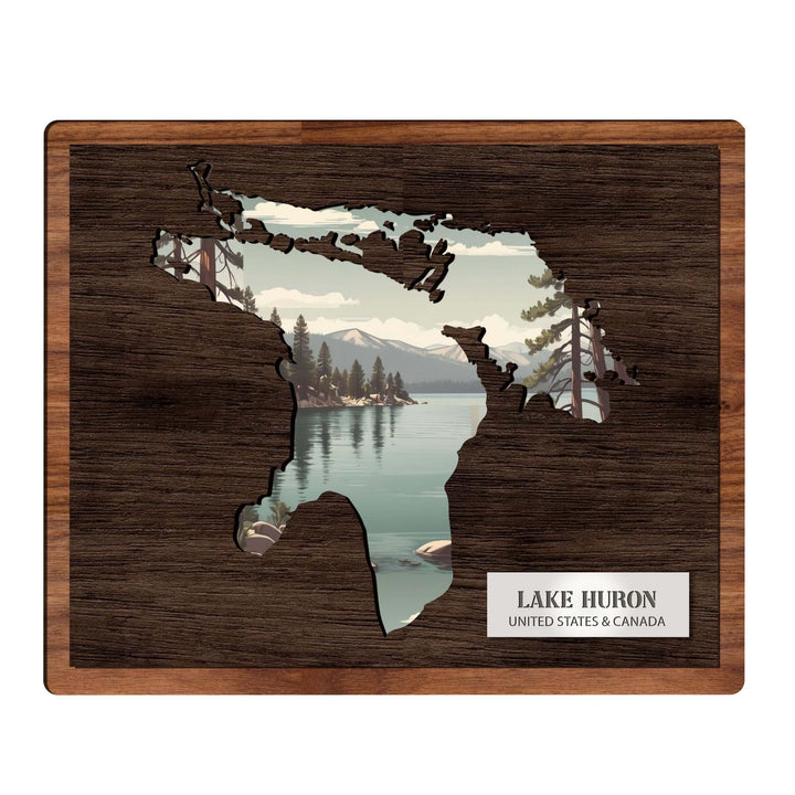 custom lake wood map