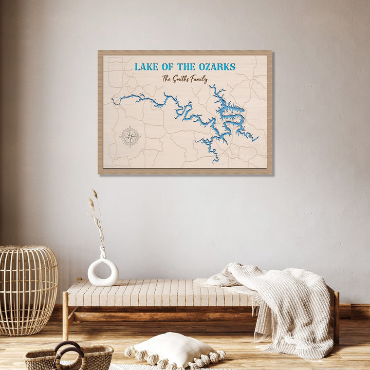 lake of the ozarks wood map,lake of the ozarks art,lake of the ozarks map art,lake of the ozarks map,lake of the ozarks topo map, lake of the ozarks fishing map