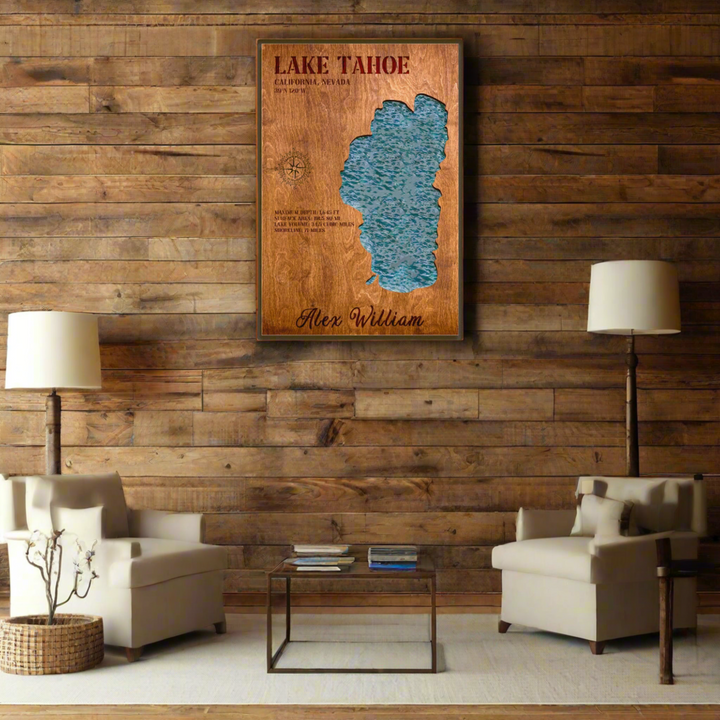 lake tahoe wood map, lake tahoe 3d wood map, tahoe 3d wood map, tahoe wooden maps, lake tahoe wood art, tahoe maps wood, large lake tahoe 3d wood map