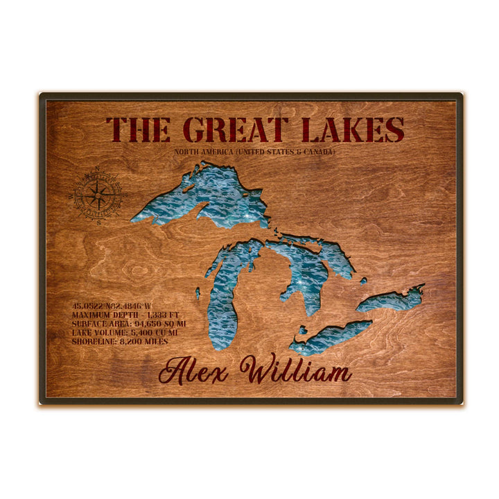 great lakes wood map, great lakes wood chart, great lakes 3d wood map, great lakes 3d nautical wood chart, wood carved great lakes map, great lakes laser cut map, great lakes wooden topographic map,great lakes wooden depth map, great lakes 3d topographic wood map