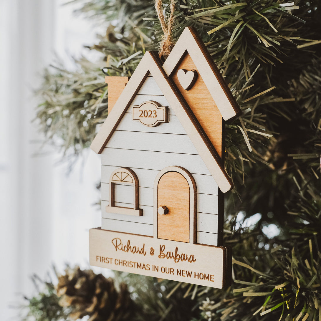 Personalized Homeowner Christmas Ornament • First Home Ornament • Personalized First Home Ornament • Housewarming Gift